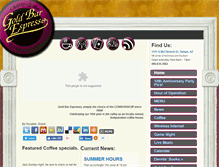 Tablet Screenshot of goldbarespresso.org